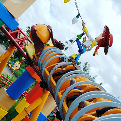 Slinky Dog Dash in Toy Story Land at Hollywood Studios