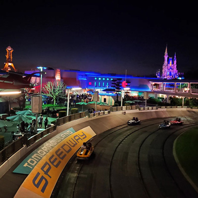 Tomorrowland Speedway at Magic Kingdom